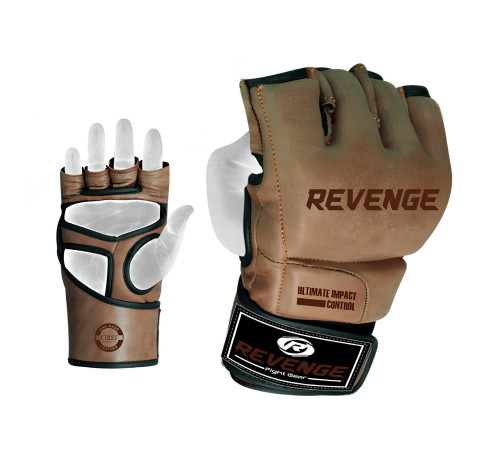 Рукавички для MMA Revenge EV-18-1810 розмір XL, коричневі