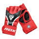 Рукавички для ММА RDX AURA PLUS T-17 розмір XL, червоно-чорні
