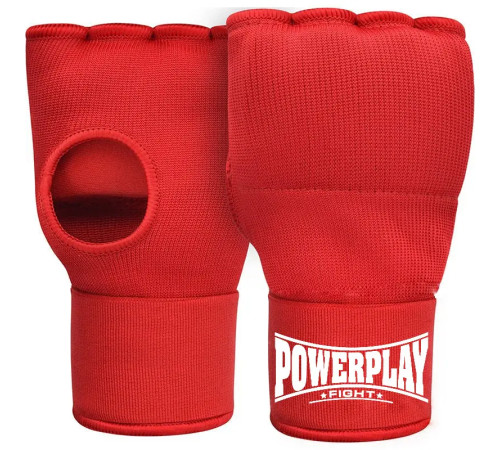 Рукавички-бинти з гелевими подушечками PowerPlay 3096 розмір S, червоні