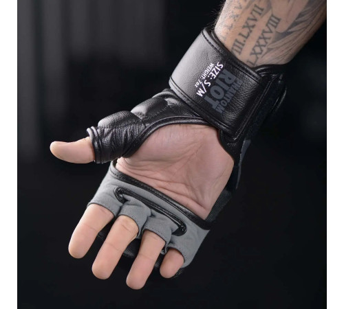 Рукавички для ММА Phantom RIOT розмір L/XL, чорні