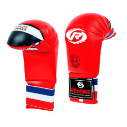 Рукавички для карате REVENGE EV-22-2201/PU розмір S, червоні