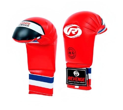 Рукавички для карате REVENGE EV-22-2201/PU розмір М, червоні