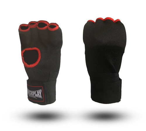 Рукавички-бинти з гелевими подушечками PowerPlay 3096 розмір S, чорні