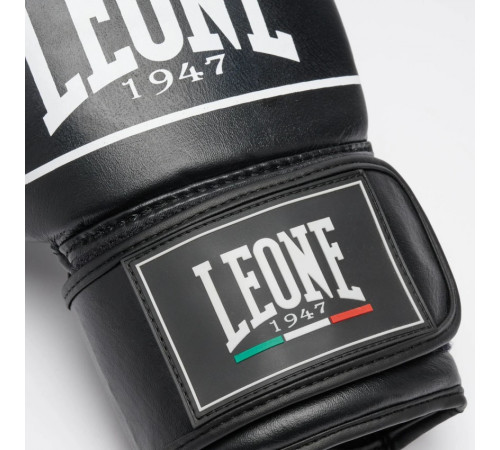 Рукавички боксерські Leone Shok Pro 10 унцій, чорно-білі
