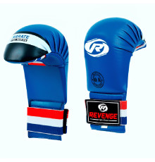 Рукавички для карате REVENGE EV-22-2201/PU розмір S, сині