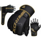 Рукавички для ММА RDX F6 KARA Matte Golden розмір M, чорно-золотисті
