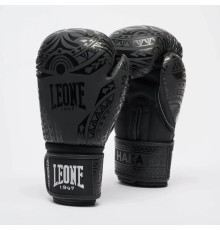 Рукавички боксерські Leone GN329 HAKA розмір 12 унцій, чорний
