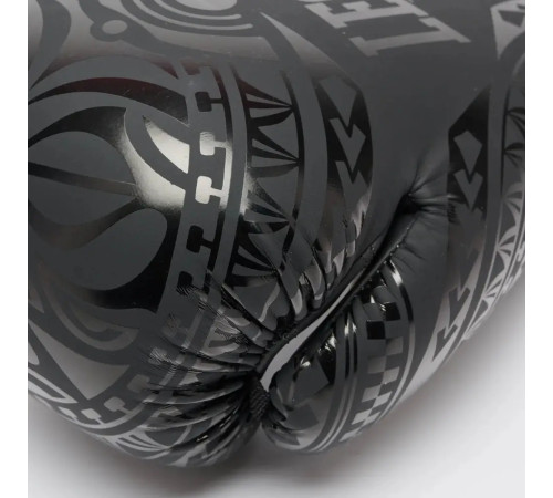 Рукавички боксерські Leone GN329 HAKA розмір 12 унцій, чорний