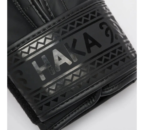 Рукавички боксерські Leone GN329 HAKA розмір 12 унцій, чорний