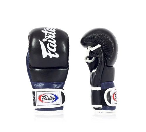 Рукавички греплінгові для ММА Fairtex FGV18 розмір XL, чорно-сині