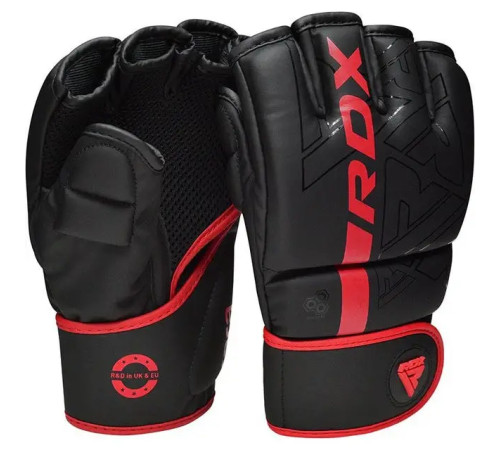 Рукавички для ММА RDX F6 KARA Matte розмір M, червоні
