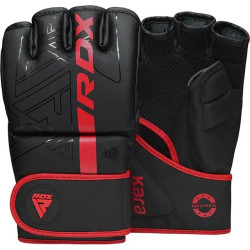 Рукавички для ММА RDX F6 KARA Matte розмір M, червоні