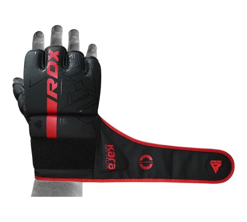 Рукавички для ММА RDX F6 KARA Matte розмір M, червоні