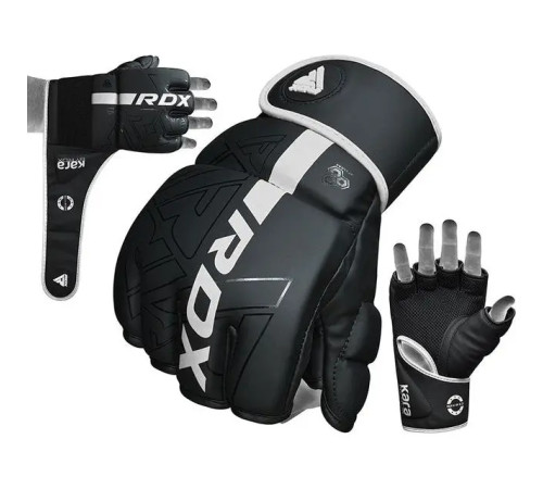 Рукавички для ММА RDX F6 KARA Matte розмір M, білі