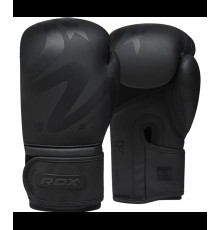 Боксерські рукавиці RDX BOXING GLOVES F15 12 унцій, чорні