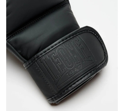 Рукавички греплінгові для ММА з капою Leone BLACK Edition розмір M, чорні