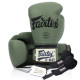Рукавички боксерські з бинтами Fairtex BGV11 16 унцій, зелені