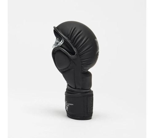 Рукавички греплінгові для ММА з капою Leone BLACK Edition розмір S, чорні