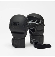 Рукавички греплінгові для ММА з капою Leone BLACK Edition розмір XL, чорні