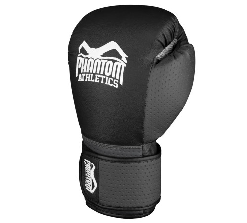 Рукавички боксерські з бинтами Phantom Reaper розмір 12 унцій, чорно-сірі