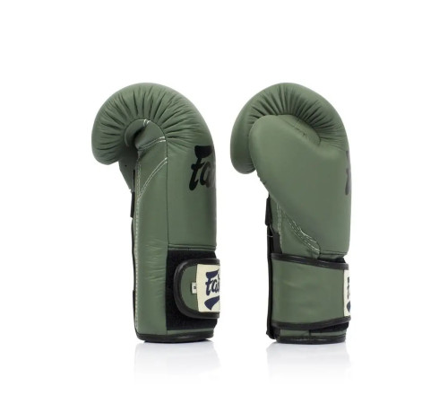 Рукавички боксерські з бинтами Fairtex BGV11 14 унцій, зелені