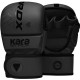 Рукавички греплінгові для ММА RDX F6 KARA Matte Plus розмір L/XL, чорні