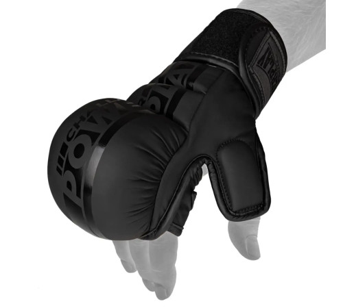 Рукавички для MMA PowerPlay PP_3033 Ultra Matt розмір S, чорні