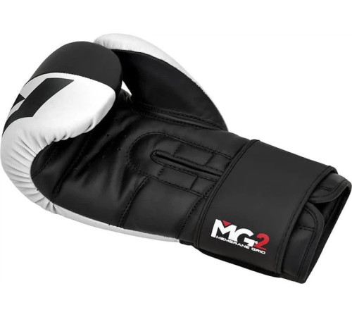 Боксерські рукавиці RDX BOXING GLOVES REX F4 12 унцій, чорно-білі
