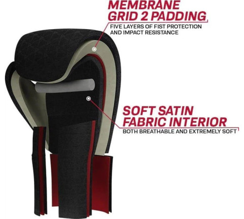 Боксерські рукавиці RDX BOXING GLOVES REX F4 12 унцій, чорно-білі