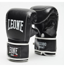 Рукавички боксерскі Leone Contact S, чорно-білі