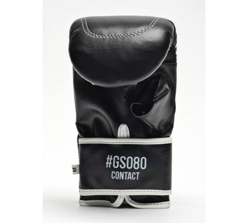 Рукавички боксерські Leone Contact S, чорно-білі