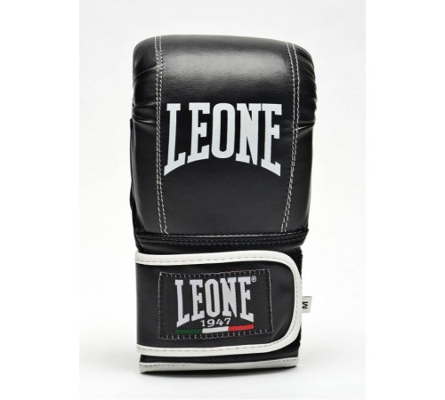 Рукавички боксерські Leone Contact S, чорно-білі
