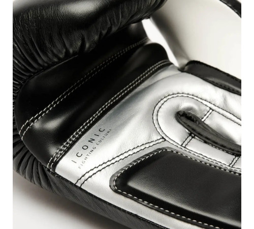 Рукавички боксерські з бинтами Leone GN208 ICONIC розмір 10 унцій, чорні