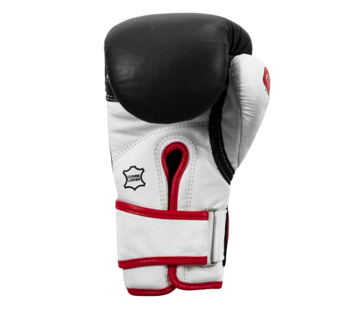 Рукавички боксерські шкіряні з бинтами TITLE Boxing Gel розмір 12 унцій, чорні