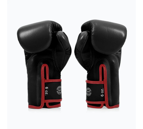 Рукавички боксерські з бинтами Fairtex BGV14 16 унцій, чорні