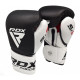 Рукавички боксерські RDX Pro Gel S5 10 унцій, чорно-білій