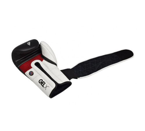 Рукавички боксерські RDX Pro Gel S5 12 унцій, чорно-білі