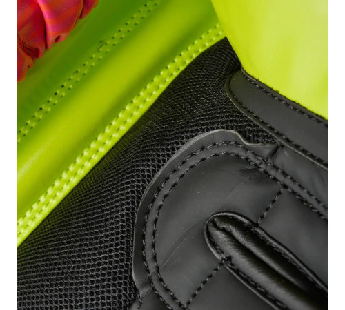 Рукавички боксерські з капою Leone GN313 WAVES розмір 10 унцій, рожеві