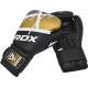 Боксерські рукавиці RDX BOXING GLOVES BGR-F7 12 унцій, чорно-золотисті