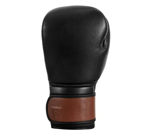 Рукавички боксерські шкіряні з бинтами TITLE Boxing Honorary розмір 12 унцій, чорні