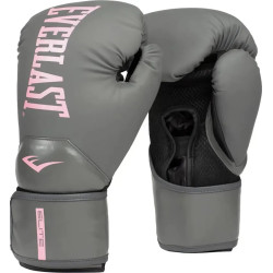 Боксерські рукавиці Everlast ELITE 2 BOXING GLOVES 14 унцій, сіро-рожевий