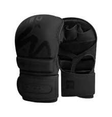 Рукавички греплінгові для ММА RDX T15 Noir Inner Matte розмір L, чорні