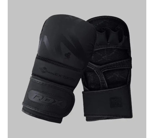 Рукавички греплінгові для ММА RDX T15 Noir Inner Matte розмір L, чорні