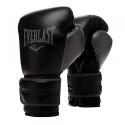 Боксерські рукавиці Everlast POWERLOCK 2R TRAINING GLOVE 12 унцій, чорні