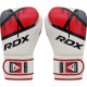 Боксерські рукавиці RDX BOXING GLOVES BGR-F7 16 унцій, біло-червоні