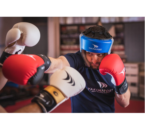 Рукавички боксерські Yakimasport HIGH TECH VIPER розмір 10 унцій, червоно-білі