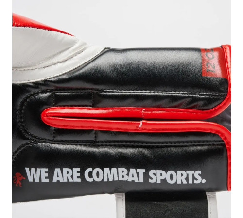 Рукавички боксерські з капою Leone GN333 LOGO WACS розмір 12 унцій, чорні