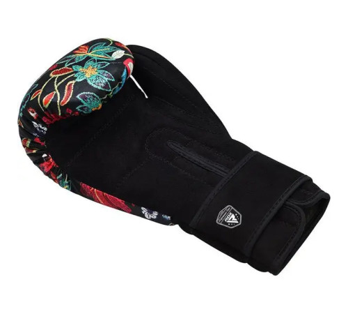 Рукавички боксерські з капою RDX FL-3 FLORAL розмір 8 унцій, чорні