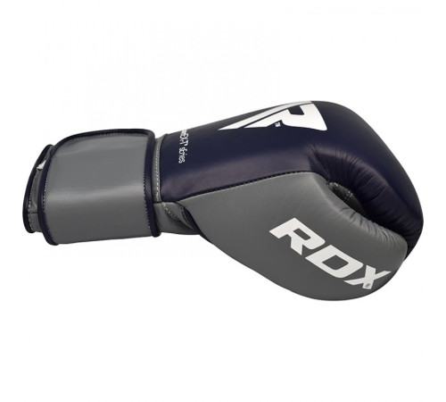 Рукавички боксерські RDX Leather Pro C4 Blue 10 ун.