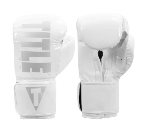 Рукавички боксерські з капою TITLE Inferno Intensity Elastic розмір 18 унцій, білі